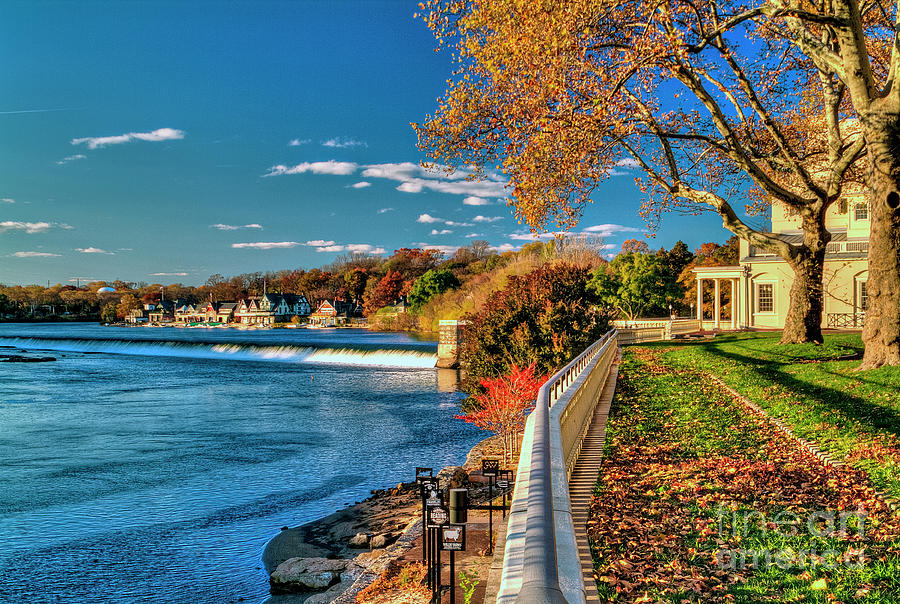 Water Works And Boathouse Row Photograph