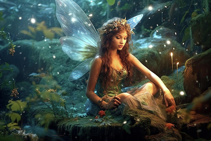Fairy #1 Digital Art by Ron Weathers