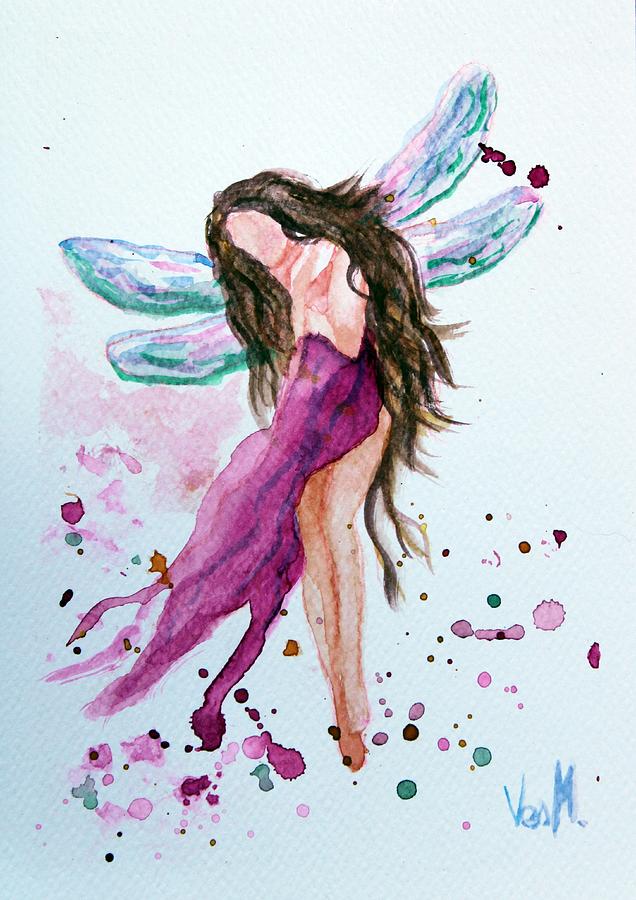 Fairy 1 Painting by Vesna Martinjak