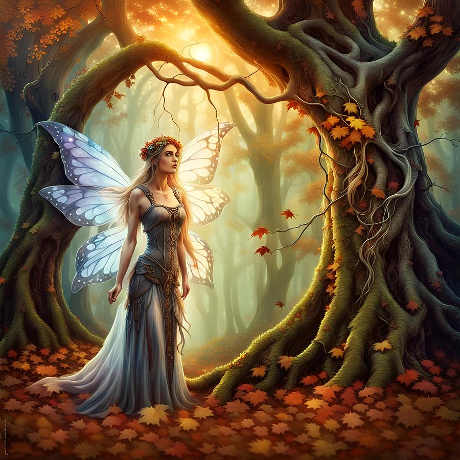 Fairy Beauty Painting by Petra Stephens