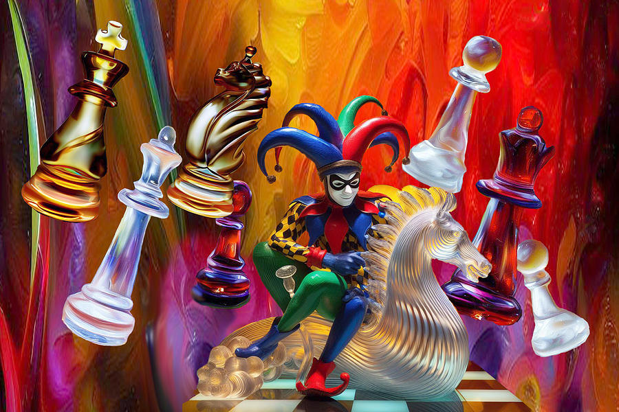 Fairy Chess 3 Digital Art by Lisa Yount