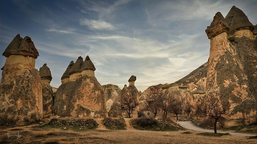 Turkey Photograph - Fairy Chimneys in Cappadocia II, Turkey by Thomas Ly
