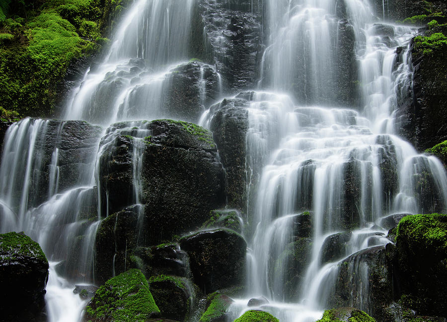 Waterfall Photograph - Fairy Falls by Don Schwartz