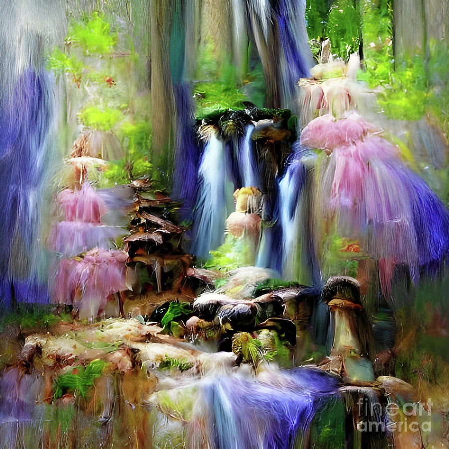 Fairy Forest 2 Digital Art by Tina Uihlein