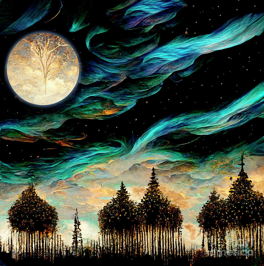 Tree Painting - Fairy Forest III by Mindy Sommers