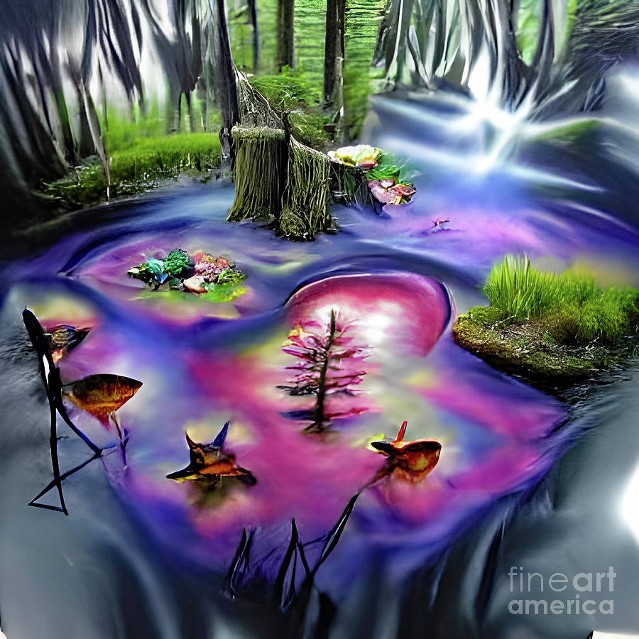 Fairy Forest Pool Photograph by Tina Uihlein