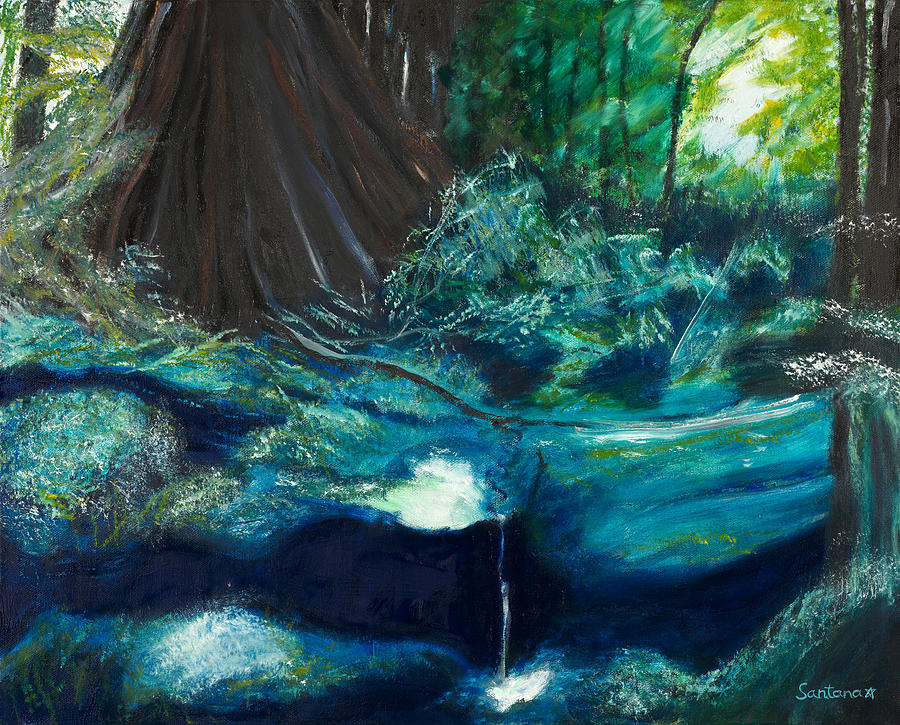 Fairy Forest Painting by Santana Star