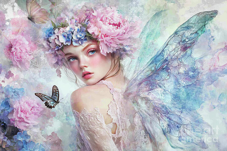Fairy Freya Painting by Tina LeCour Fairy Freya Painting by Tina LeCour