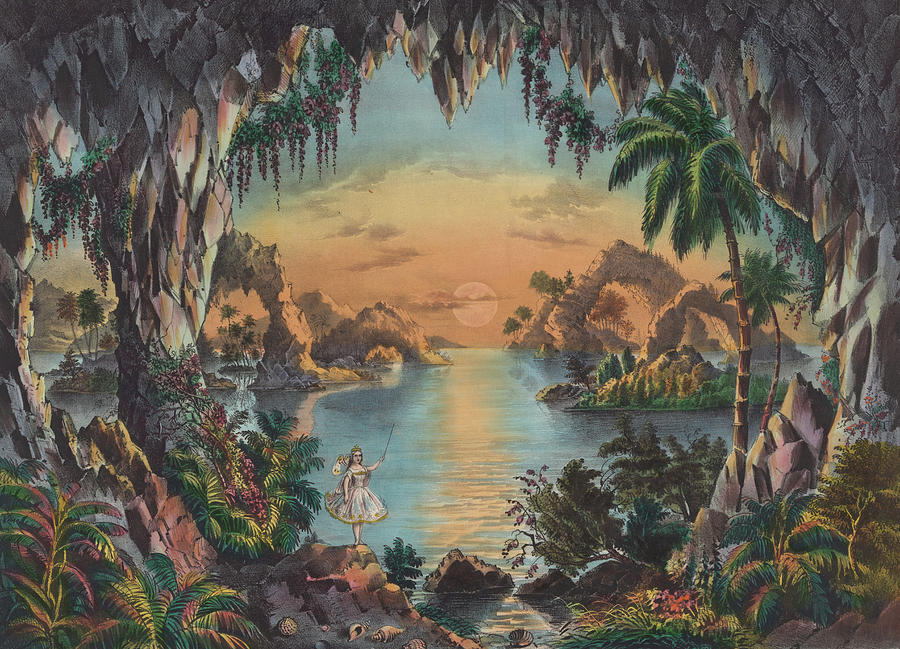 Fairy Grotto Painting by Long Shot