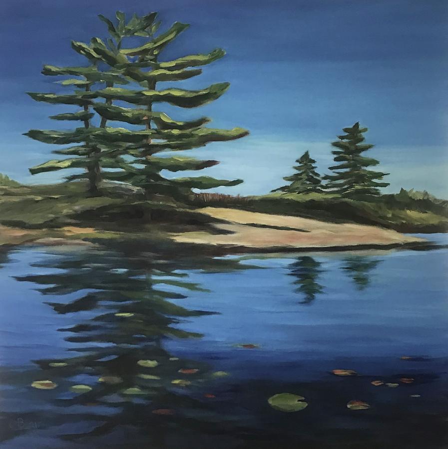 Fairy Lake Painting by Cynthia Blair