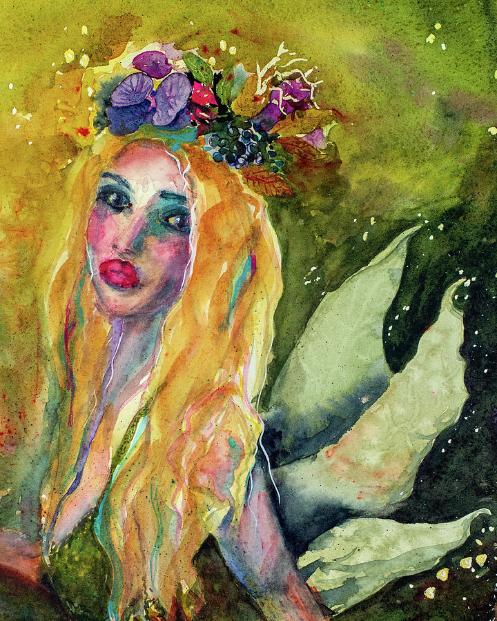 Fairy Secrets Painting by Cheryl Prather