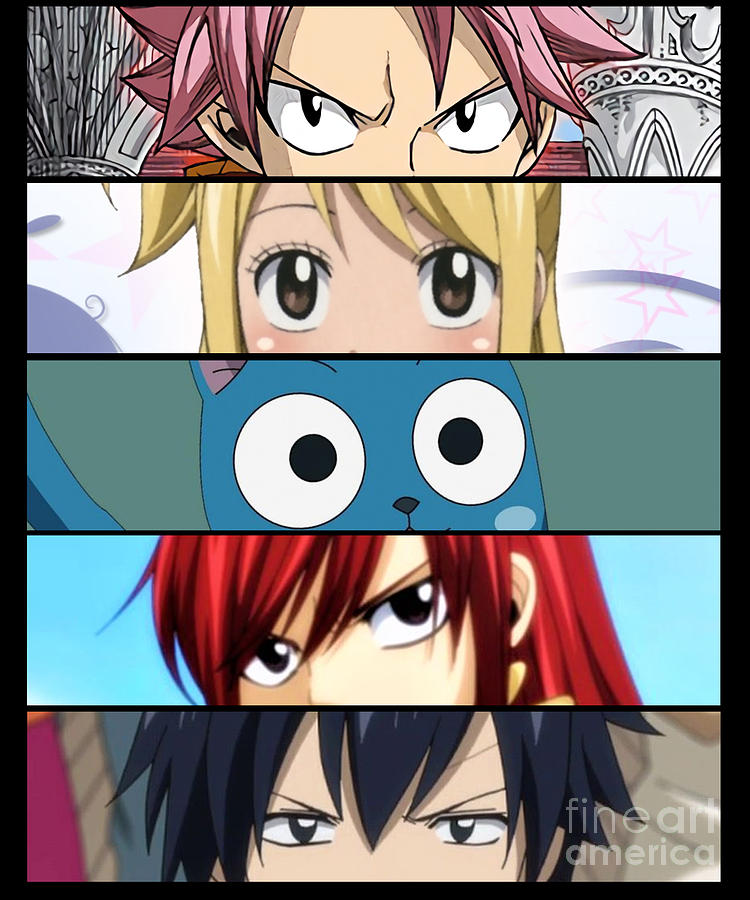 Fairy Tail Eyes Art Characters Anime Drawing by Anime Art - Pixels