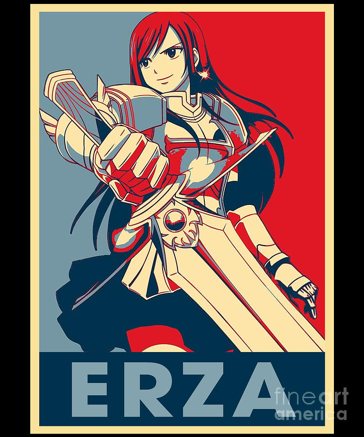 erza scarlet face drawing