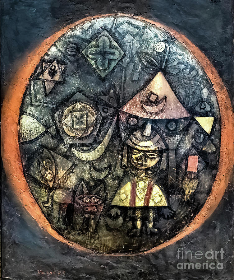 Fairy Tale of the Dwarf by Paul Klee 1925 Painting by Paul Klee