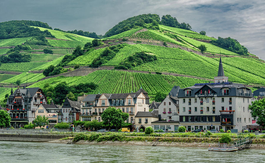 Fairy Tale Village Along the Rhine River Photograph by Marcy Wielfaert