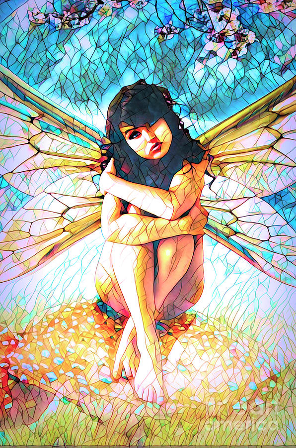  Fairy Tales Stained Glass Digital Art by Recreating Creation