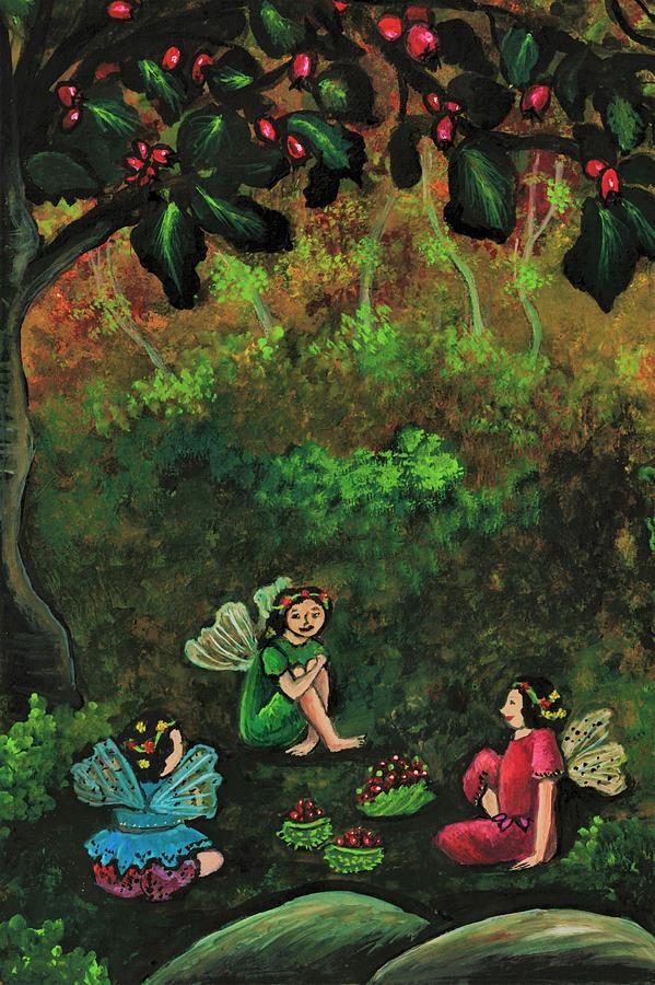 Fairy world Painting by Tara Krishna