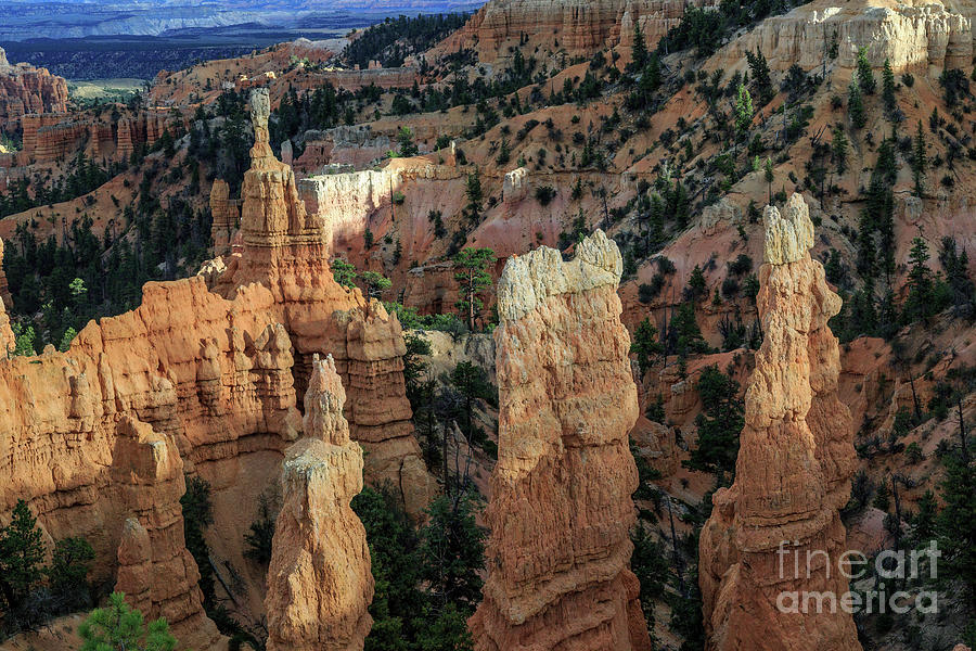 Bryce Canyon National Park Photograph - Fairyland  8b8317-2 by Stephen Parker