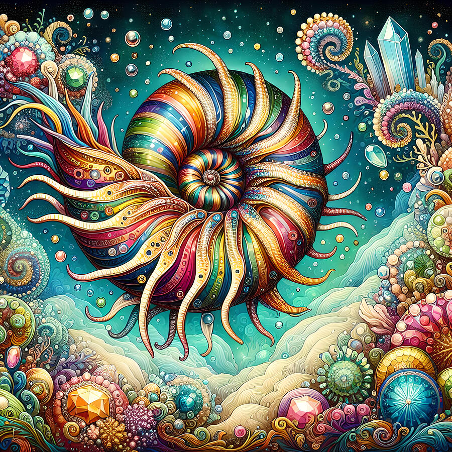 Fairytale Nautilus Photograph by Cate Franklyn Fairytale Nautilus Photograph by Cate Franklyn
