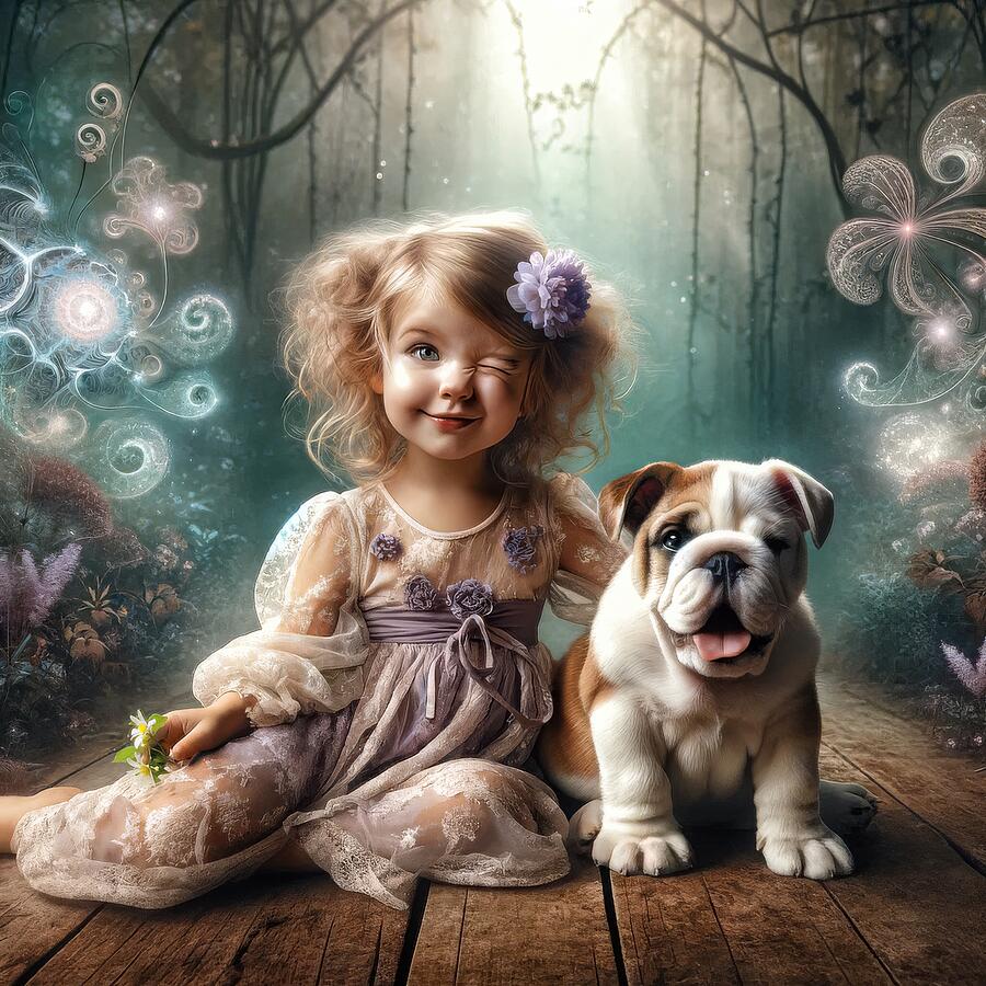 Fairytales and Furry Tails Digital Art by Bill And Linda Tiepelman