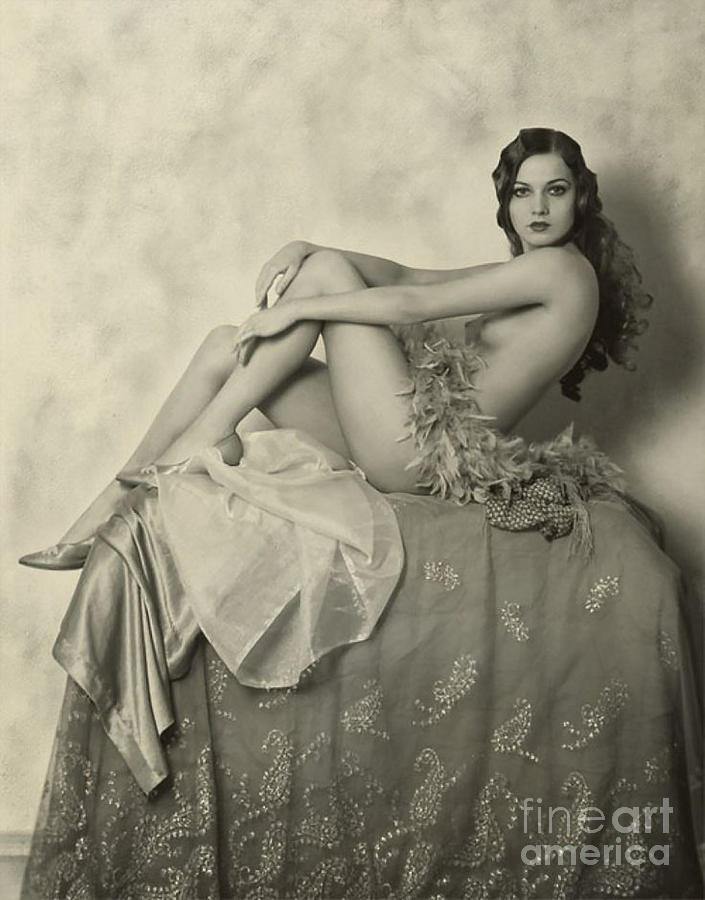 Ziegfeld Follies Photograph - Faith Bacon Nude Beauty by Jon Neidert.