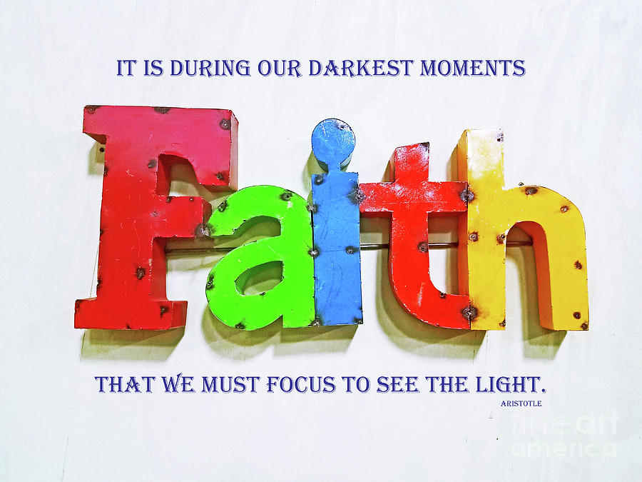 Faith Focus to See the Light Photograph by Sharon Williams Eng