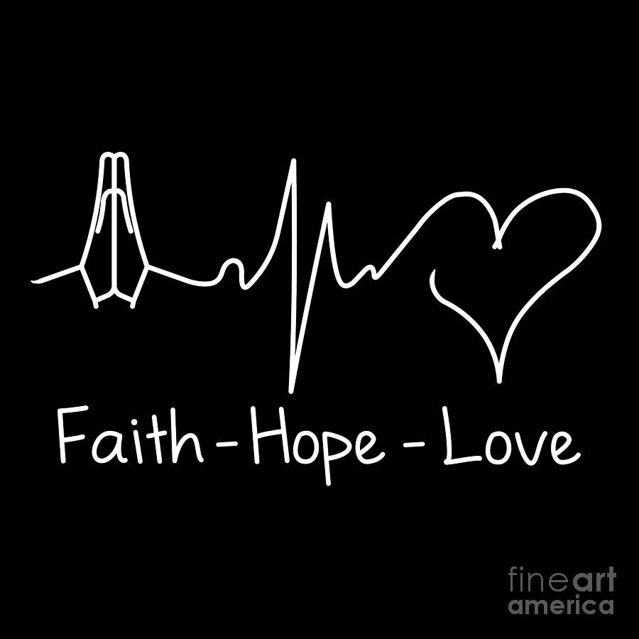 Faith hope and love Digital Art by Bigalbaloo Stock - Fine Art America