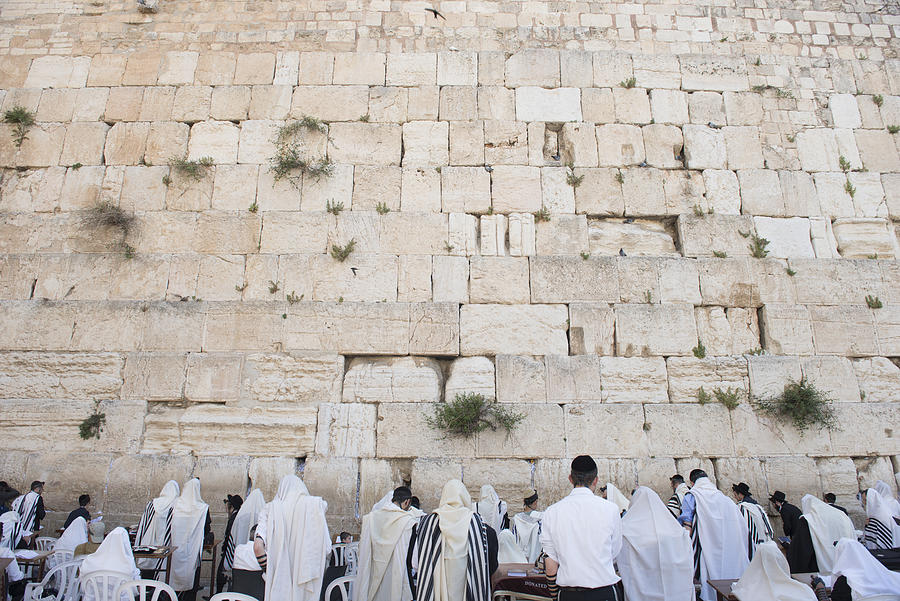 Faith on the Wailing Wall of Jerusalem Photograph by Brasil2
