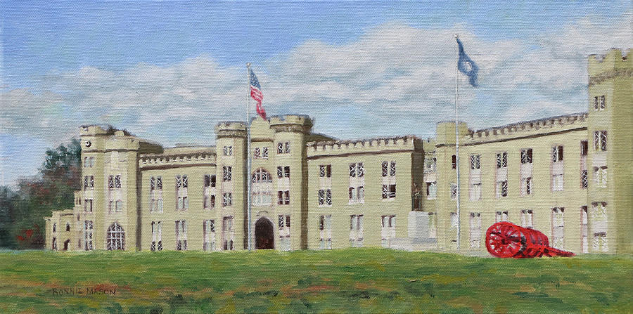 Faithful - Virginia Military Barracks Painting by Bonnie Mason