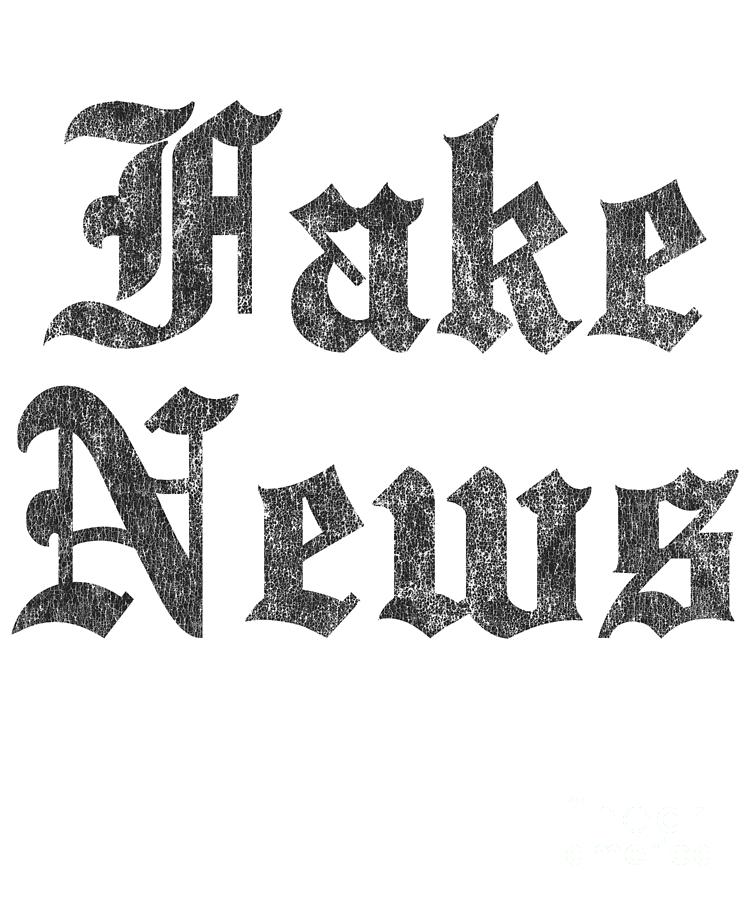 Fake News Retro Digital Art by Flippin Sweet Gear Fake News Retro Digital Art by Flippin Sweet Gear