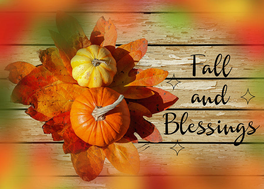 Fall and Blessings Photograph by Cathy Kovarik