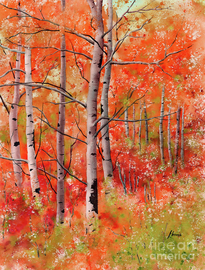 Fall Aspens Painting
