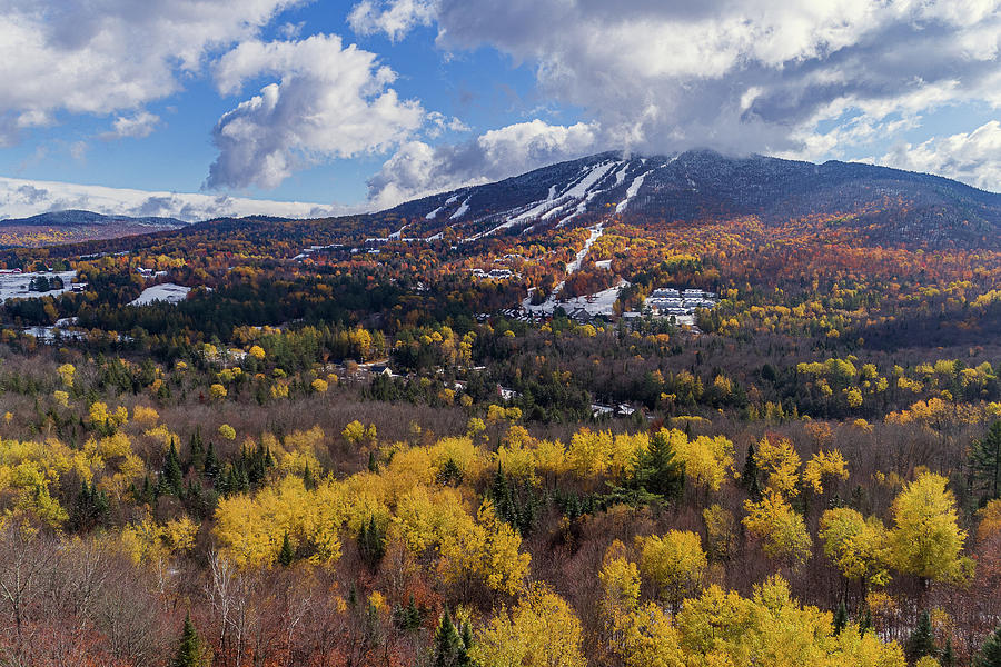 Fall at Burke Mountain, VT Photograph by John Rowe