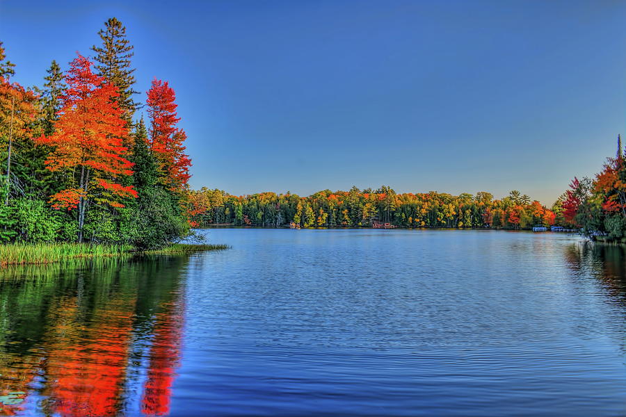 Fall At Lynx Lake From Chain O Lakes Road Landing Photograph by Dale Kauzlaric