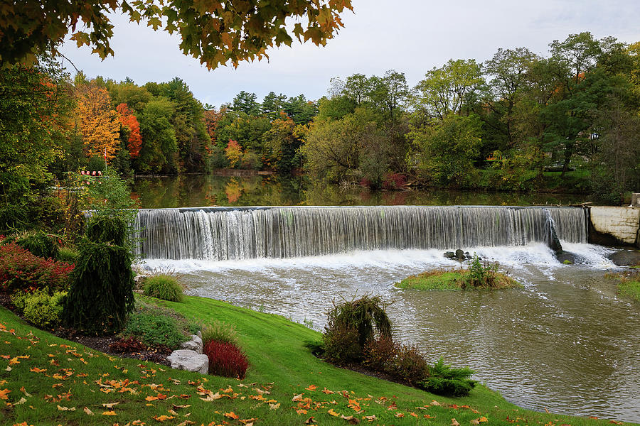 Fall at Otterville Dam Photograph by SAURAVphoto Online Store