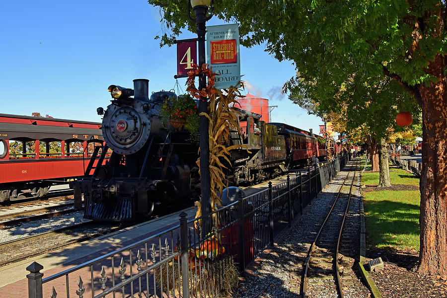 Fall At Strasburg Railroad Photograph by Dan Myers