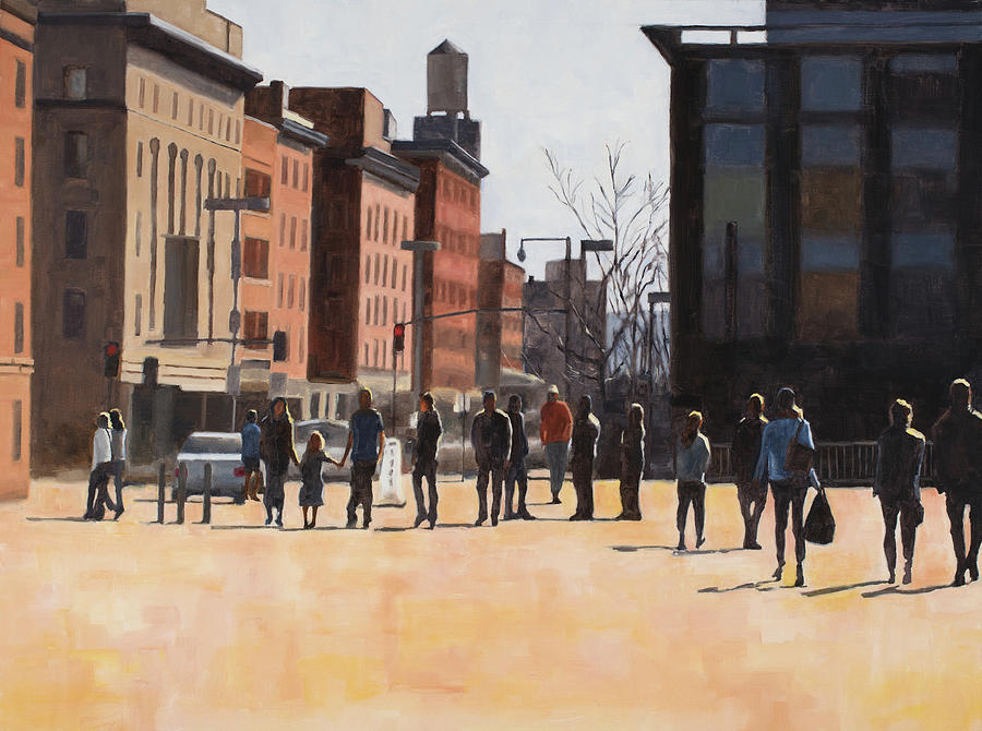 Fall at Union Station Painting by Tate Hamilton