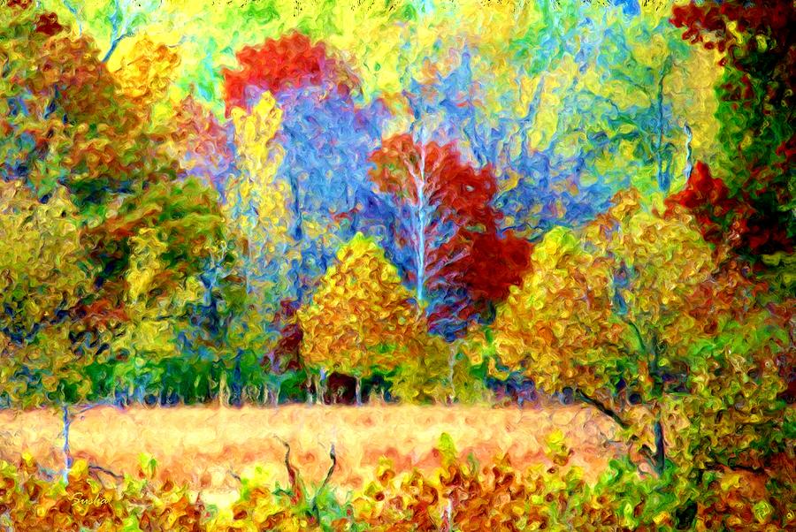 Fall Autumn Trees 20 Painting by Susanna Katherine