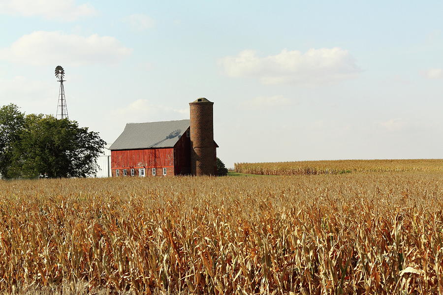 Fall Barn Photograph by Lens Art Photography By Larry Trager