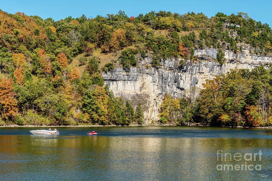 Fall Boating At Lake Of The Ozarks Photograph by Jennifer White