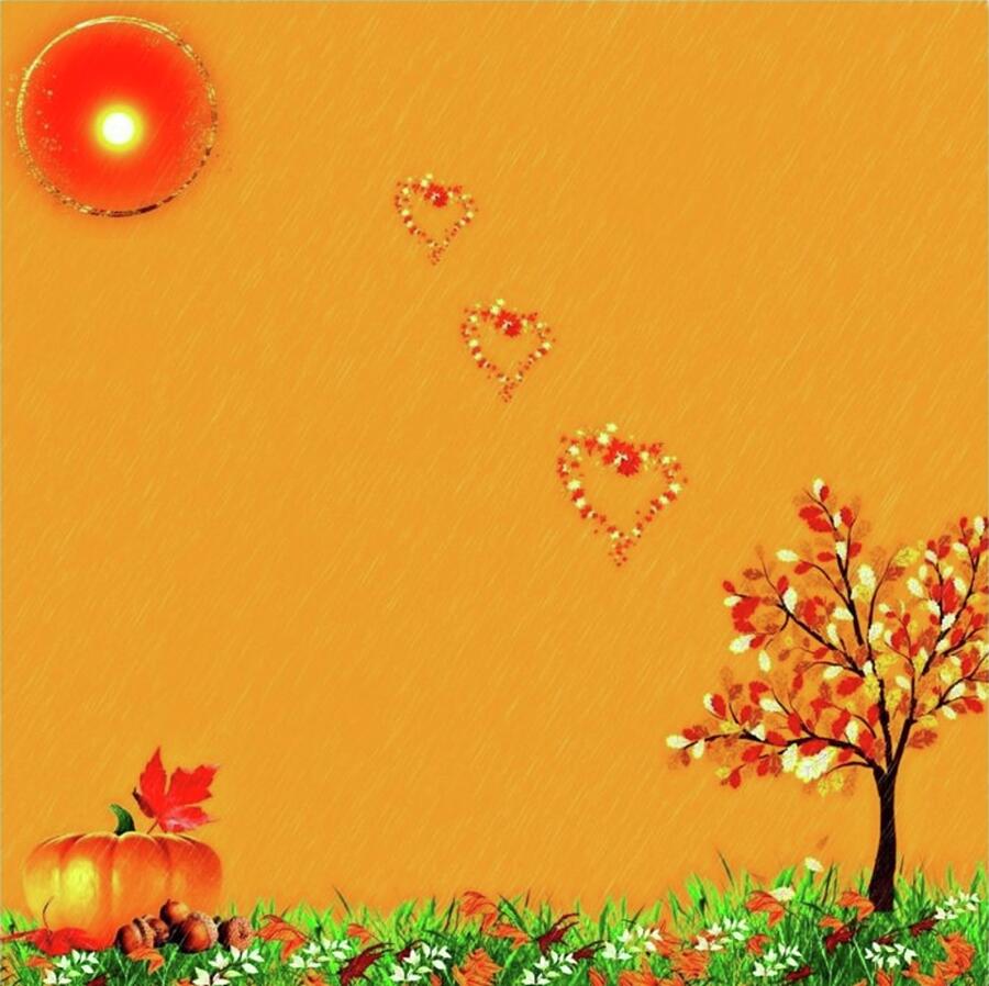 Fall Love Digital Art by Cherry Vercher Fall Love Digital Art by Cherry Vercher