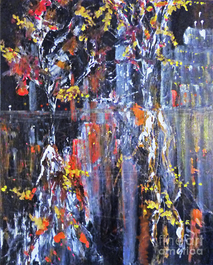 Fall City Reflections 300 Painting by Sharon Williams Eng