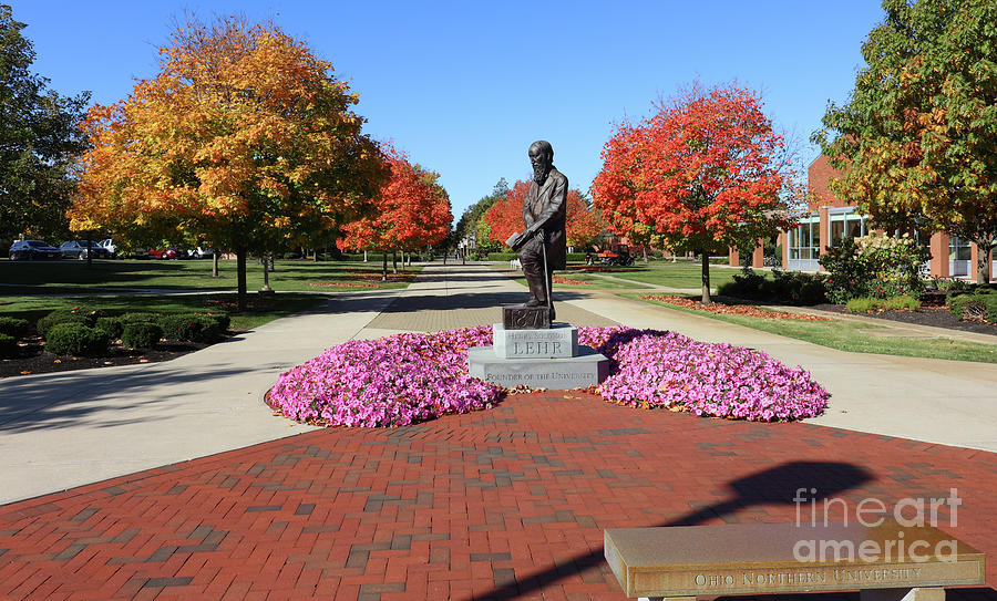 Fall Color Ohio Northern University 4799 Photograph by Jack Schultz