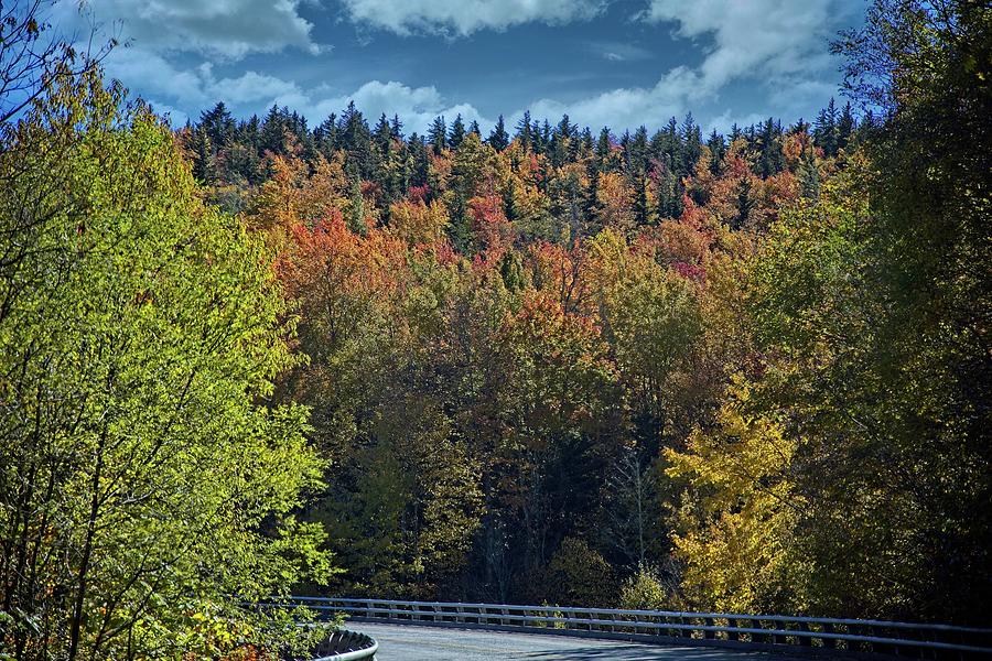 Fall Color on the Blue Ridge Parkway Photograph by Ronald Lutz