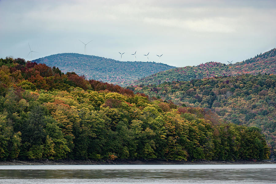 Fall Colors and Windmills Photograph by Dimitry Papkov