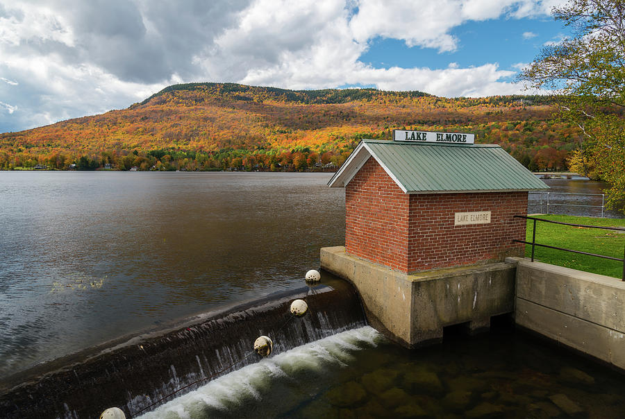 Fall Colors at Lake Elmore - Vermont Photograph by Jatin Thakkar