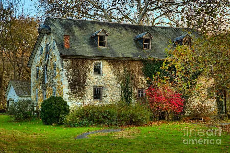Fall Photograph - Fall Colors At The Old Mill by Adam Jewell