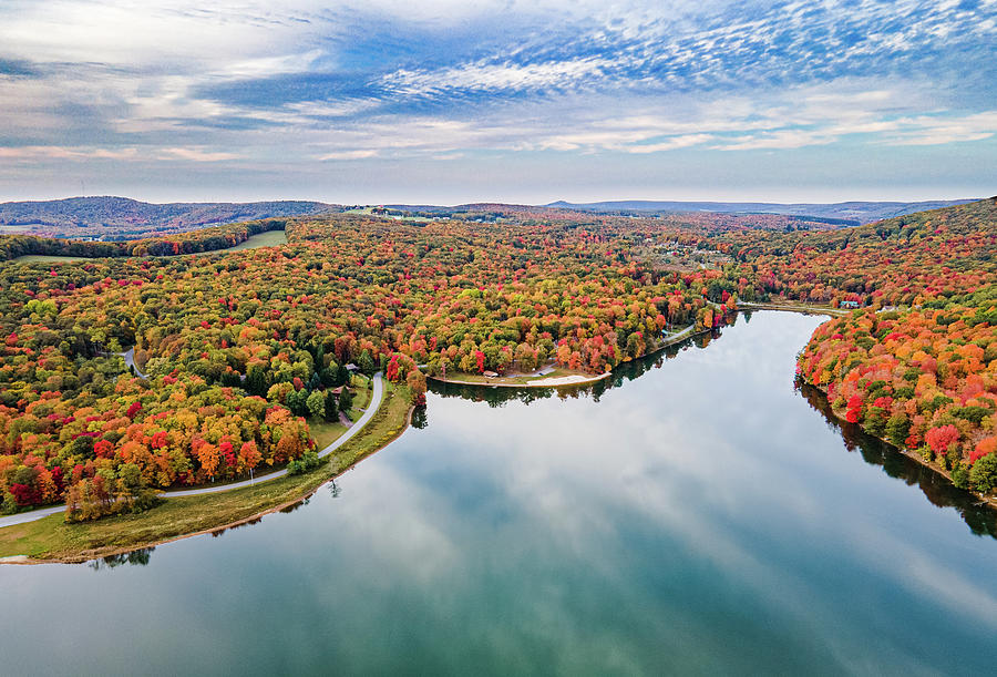 Fall Colors by the Lake 4 Photograph by Rich Isaacman