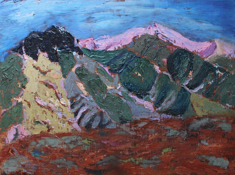 Fall Colors Canigou Painting by Vera Smith