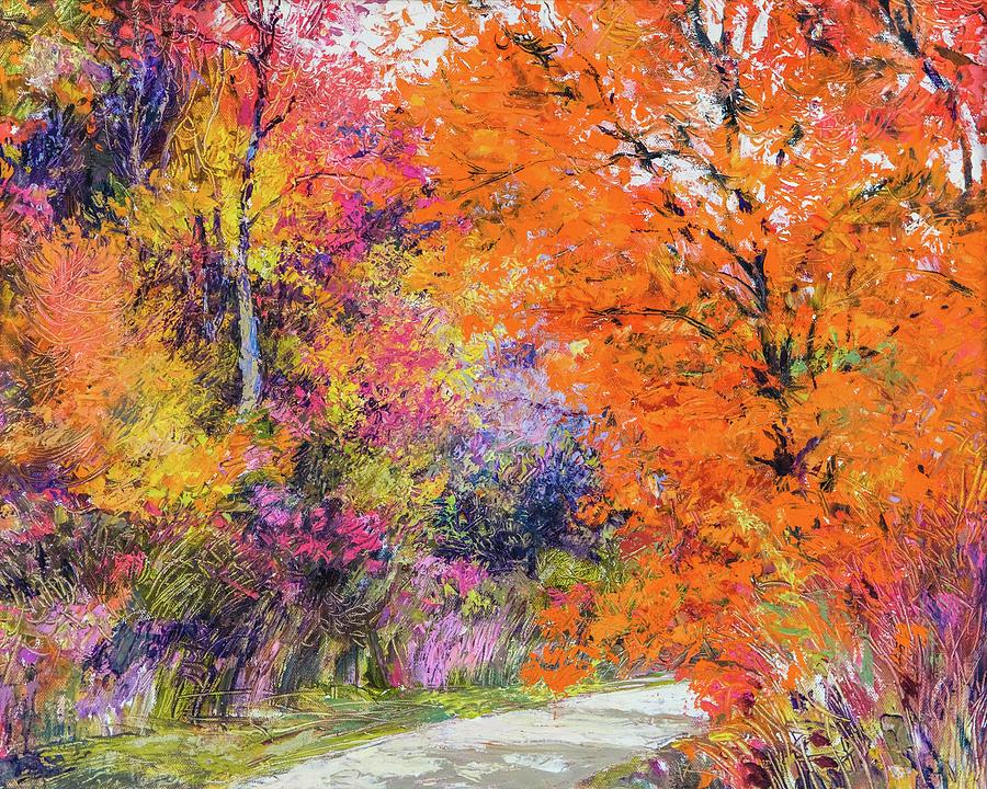 Fall Colors Painting by Judith Barath